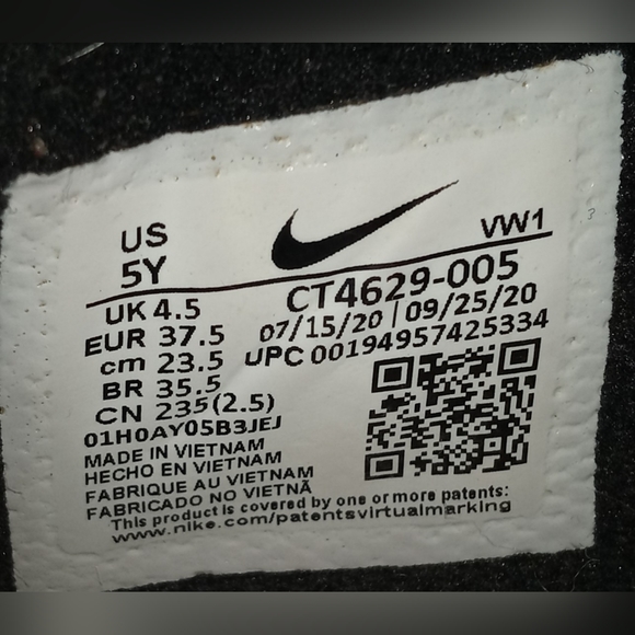 Nike LeBron Witness 5 CQ9380-005 Black/University Red Boy's/Women's Size 5Y/7 - Picture 5 of 8